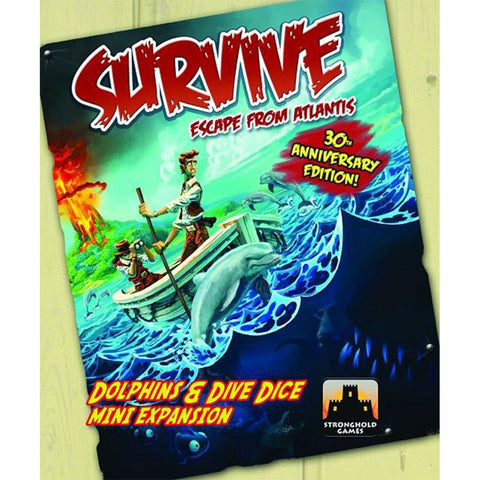 Survive: Escape from Atlantis! Dolphins & Dive Dice Mini Expansion