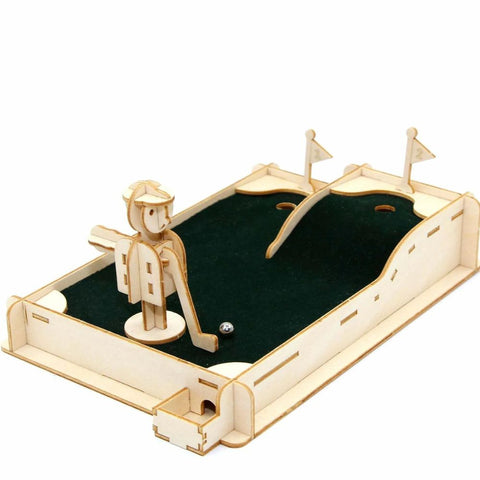 Desktop Golf: 3D Wooden Puzzle - Game Station