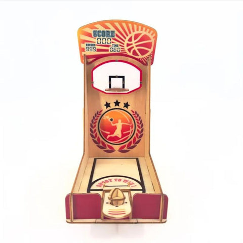 Basketball Machine: 3D Wooden Puzzle - Game Station