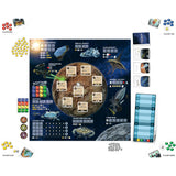 alien frontiers board game setup layout