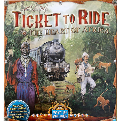 Ticket to Ride: Heart of Africa Map Expansion